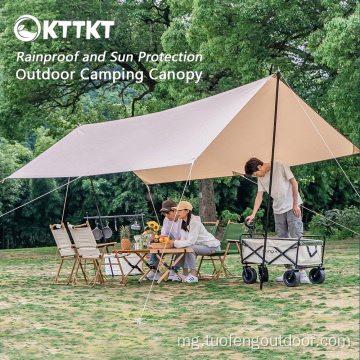 Orana ivelany sy ny fiavian&#39;ny masoandro hexagonal Square Canopy